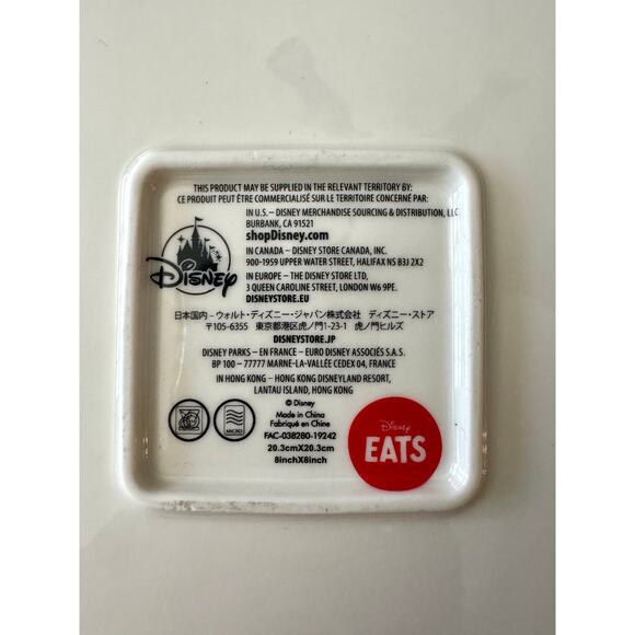 DISNEY EATS Mickey & Minnie Mouse Ceramic Baking Dish "Good Till the Last Slice" - Picture 3 of 9